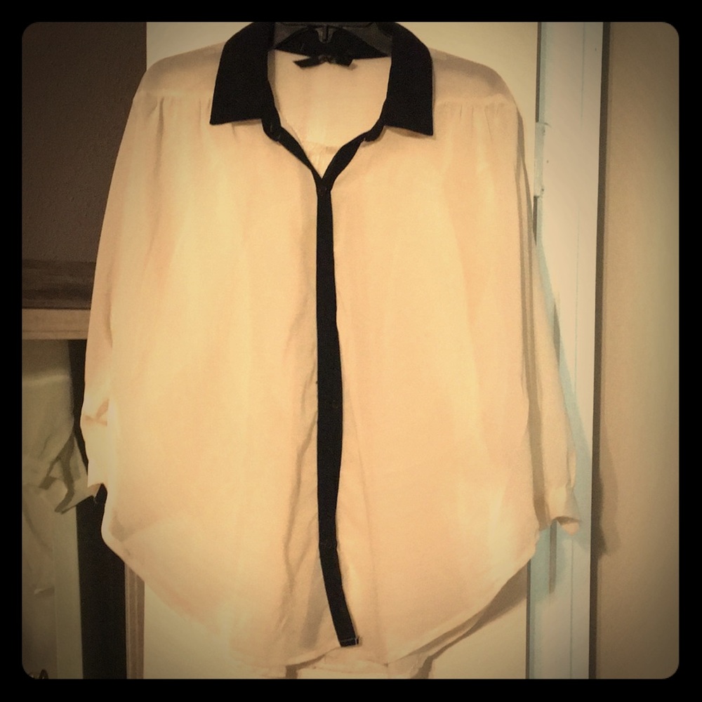 Sheer Button Up